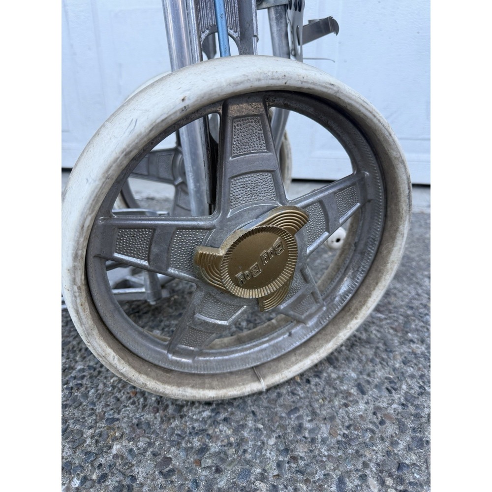 Vintage MASTER Bag Boy Collapsible Golf Pull Cart Aluminum Antique Golf Caddy - Picture 4 of 14